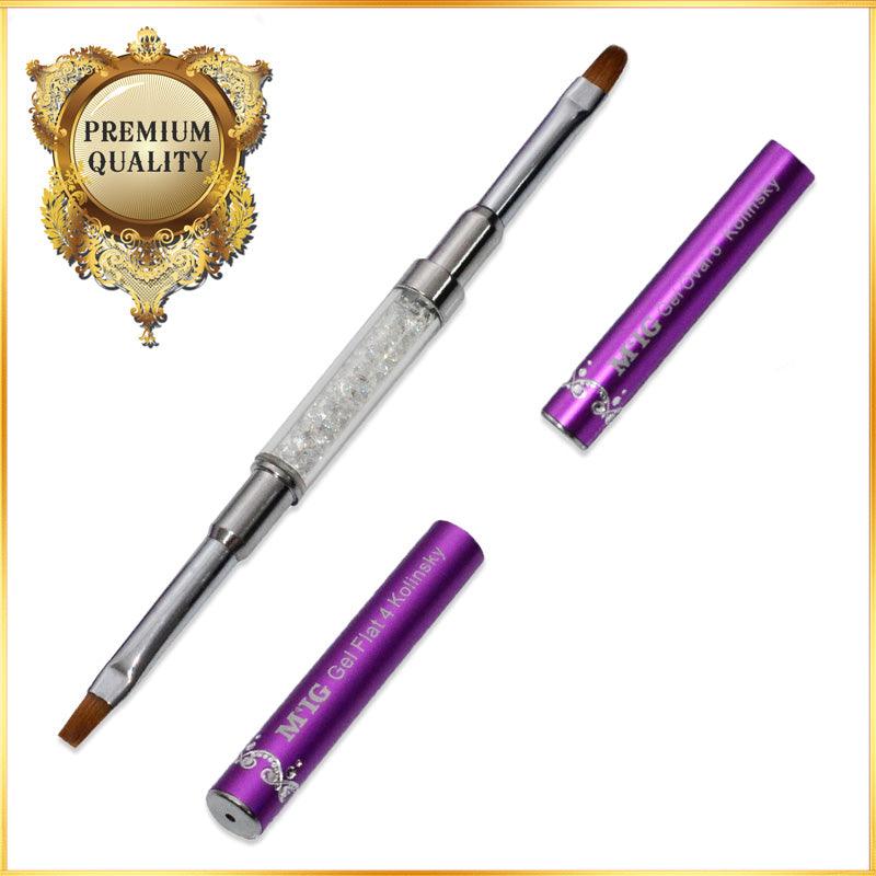 23. Pensula Gel 2 in 1 (dreapta nr. 4 & oval nr. 6) - MIGSHOP.RO