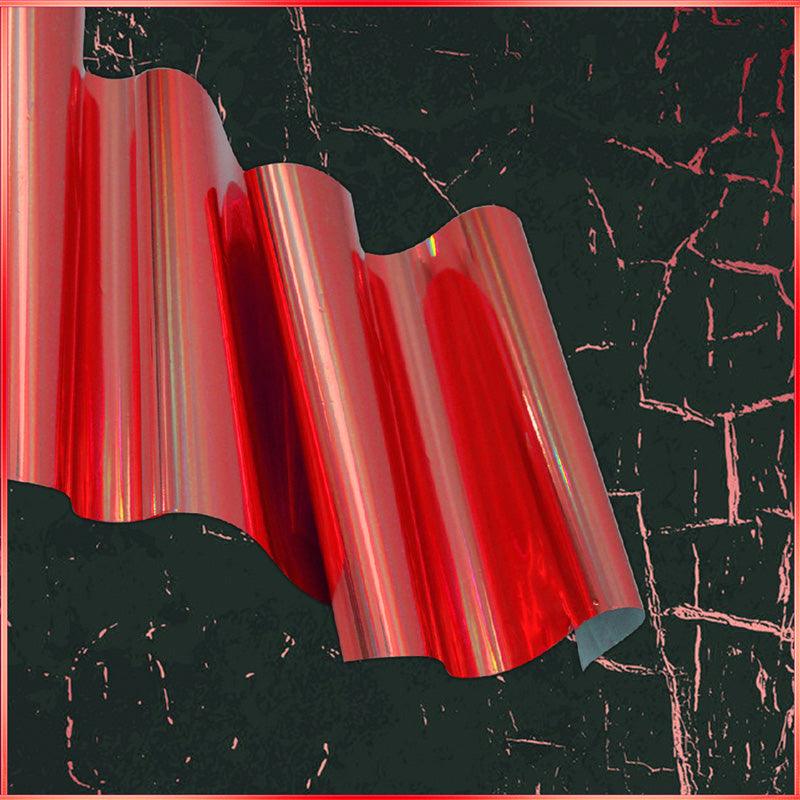 10 Folie de transfer craquelure (rosu inchis metalizat) - MIGSHOP.RO