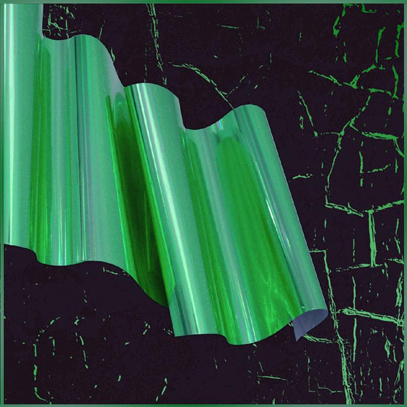 5 Folie de transfer craquelure (verde deschis Metalizat) - MIGSHOP.RO