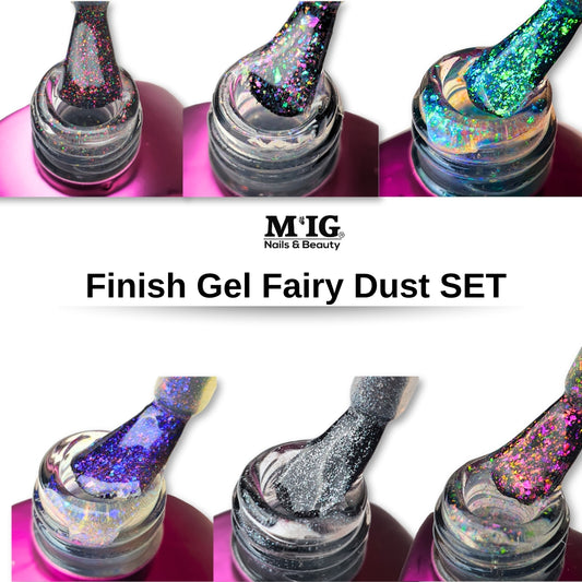 Finish Gel Fairy Dust SET