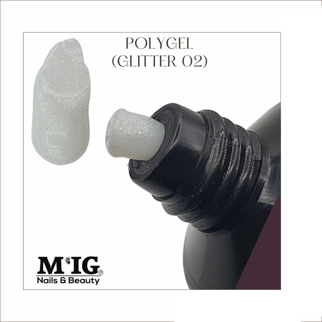 Polygel Cover Glitter - MIGSHOP.RO