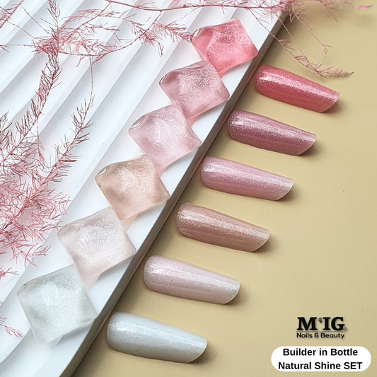 Builder in Bottle Natural Shine SET