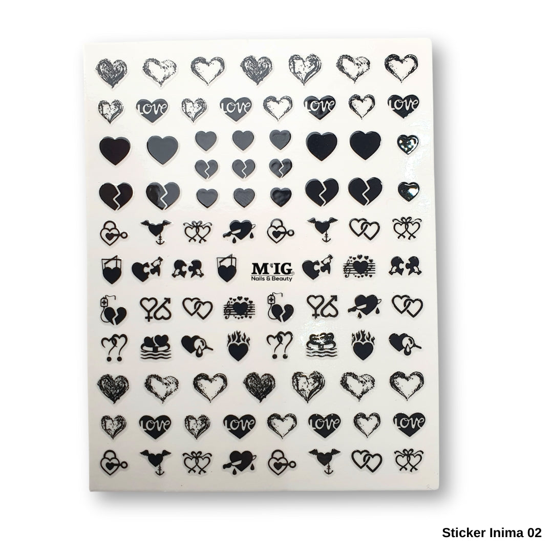 Inimioare - Love Sticker – MIGSHOP.RO