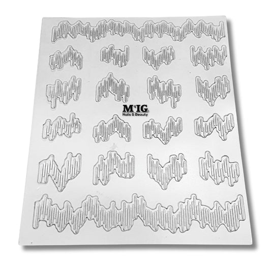 Zigzag Sticker Reflectorizant