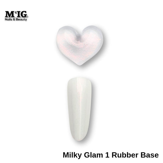 Milky Glam 1 Rubber base