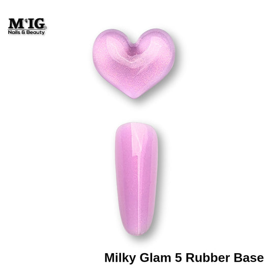 Milky Glam 5 Rubber base