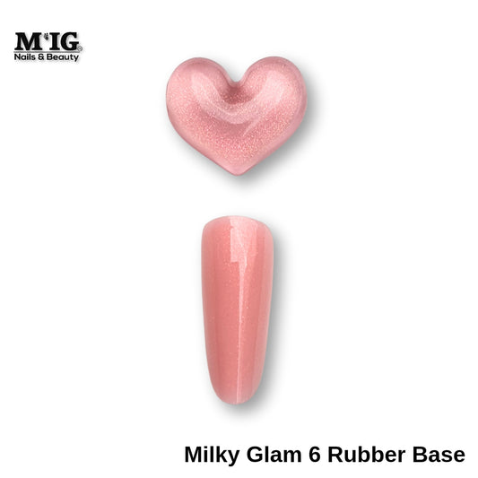 Milky Glam 6 Rubber base