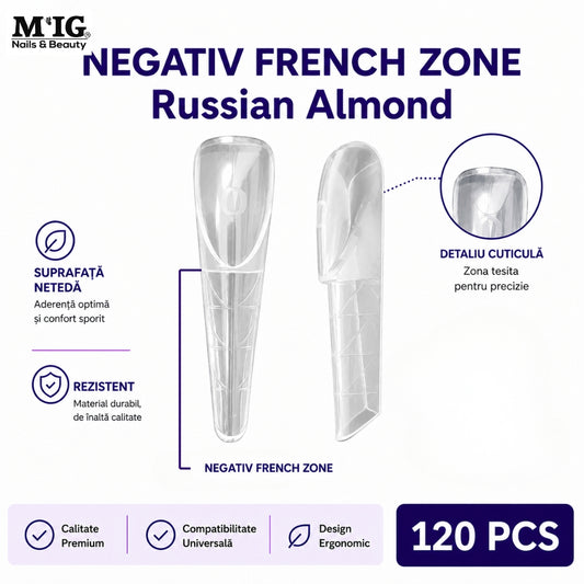 Tipsuri Negativ French Zone – Russian Almond