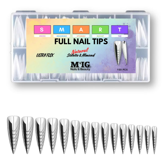 Tipsuri Full Natural Stiletto & Almond ULTRAFLEX