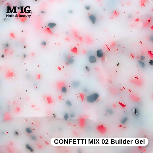 Confetti Mix 02 Builder Gel