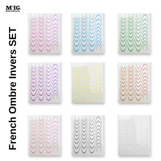 Invers French Ombre Sticker