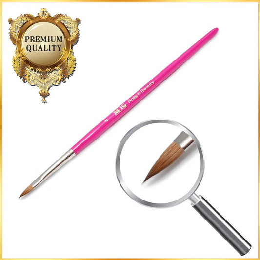 3. Pensula Gel pentru prelungire pat unghial nr.4 - MIGSHOP.RO