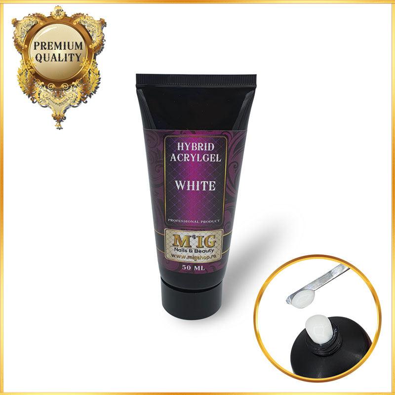 Hybrid Acrilgel White 50 ml - MIGSHOP.RO