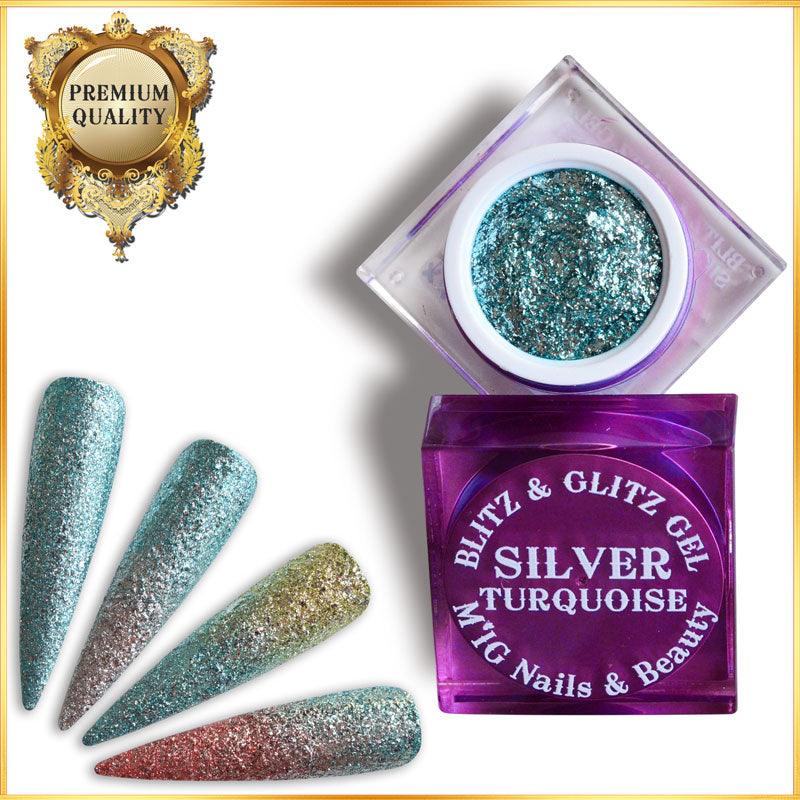 Blitz & Glitz SILVER TURQUOISE - MIGSHOP.RO