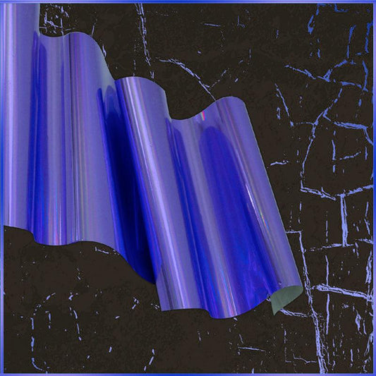 1 Folie de transfer craquelure ( bleumarin inchis metalizat) - MIGSHOP.RO